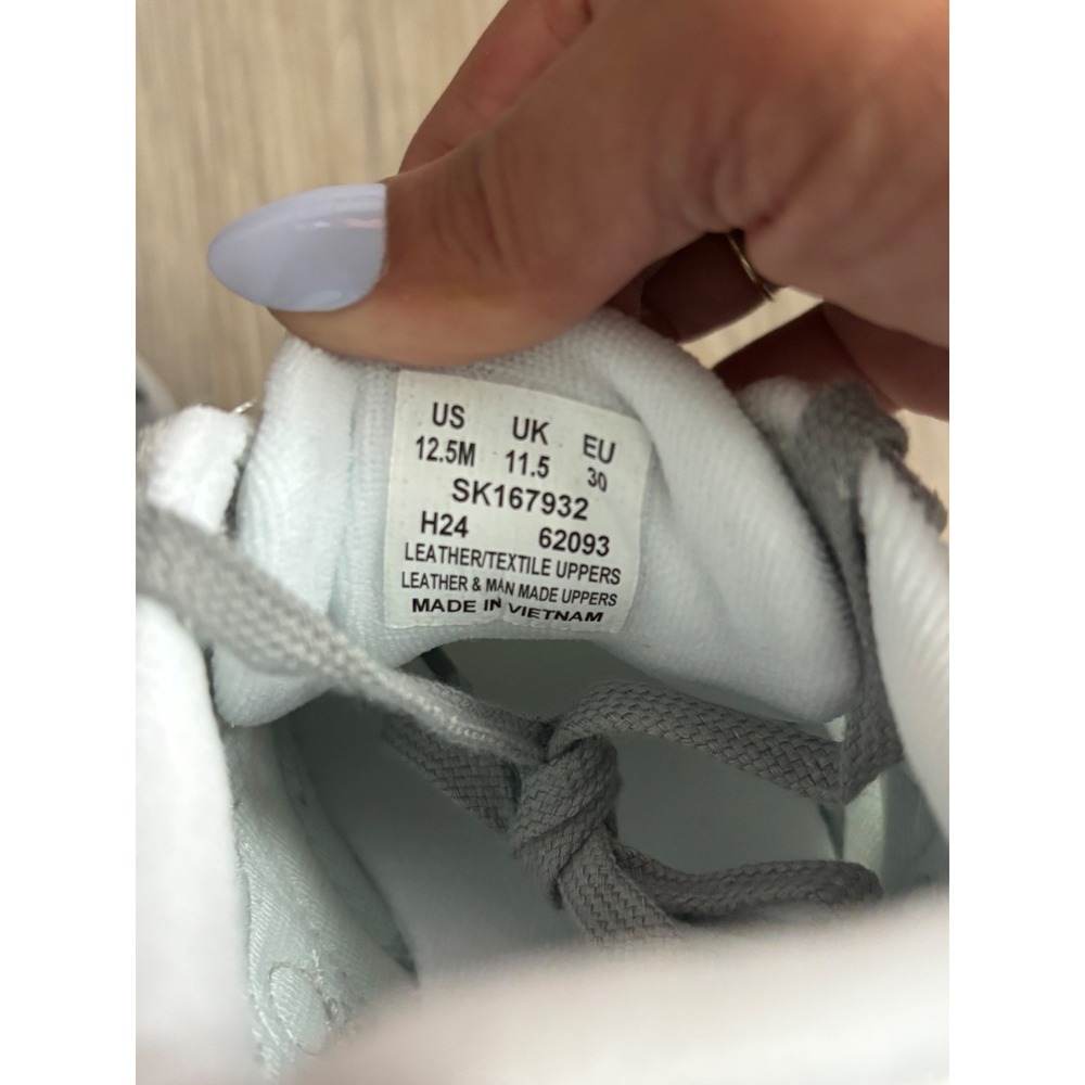 Saucony Jazz Kids Sneakers Grey Silver Pink Low Top Shoes SK167932 Size 12.5M - Picture 6 of 6